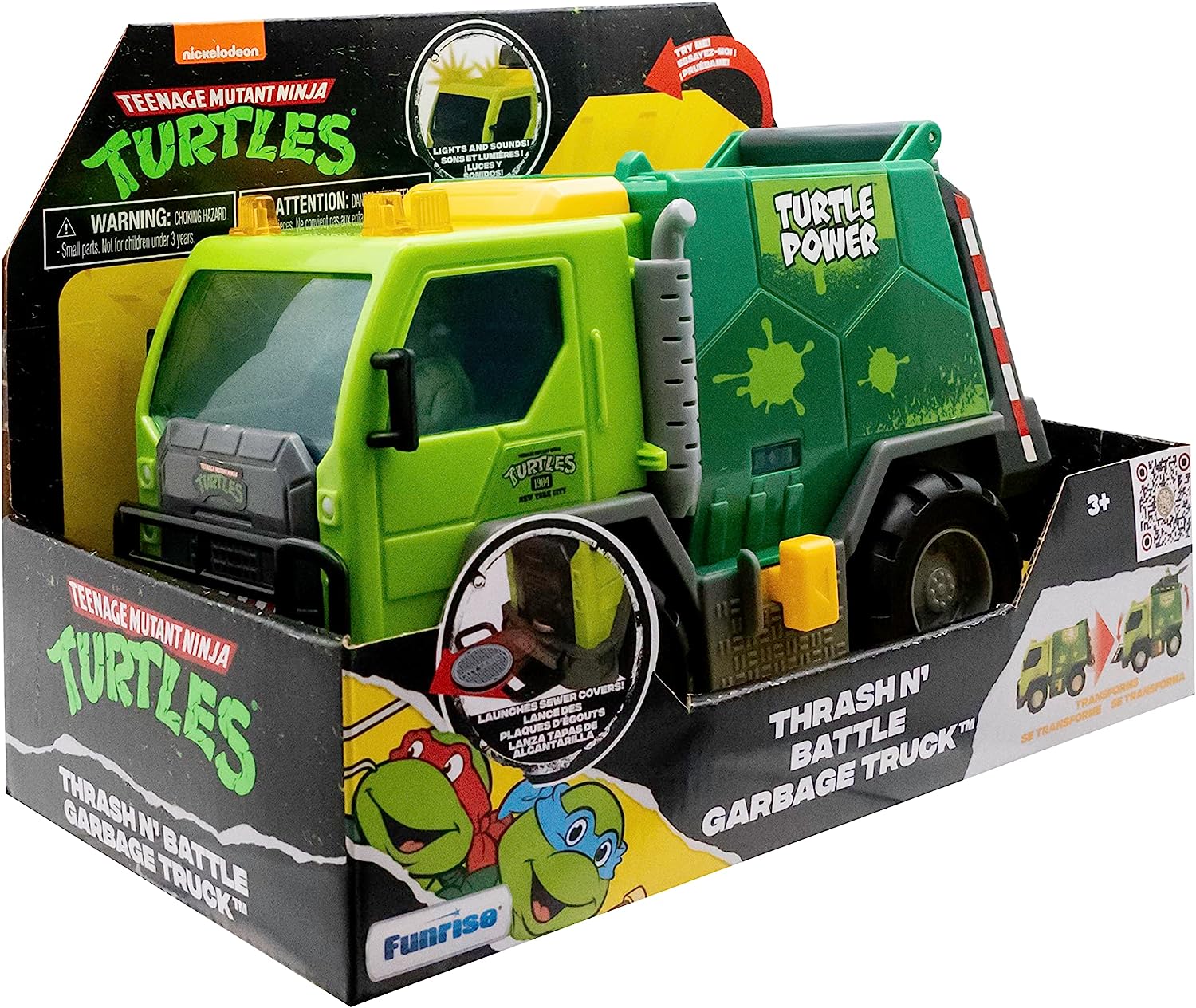 Funrise Želvy Ninja Bitevní popelářské auto
