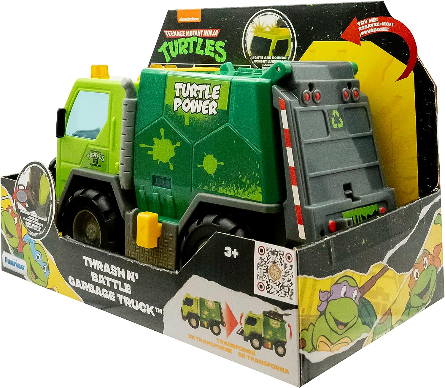 Funrise Želvy Ninja Bitevní popelářské auto