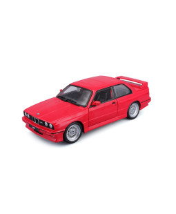 Bburago BMW 3 Series M3 1988 červené 1:24