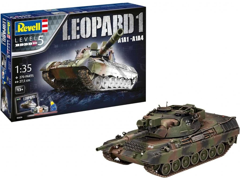 Revell Gift-Set 05656 Tank Leopard 1 A1A1-A1A4 (1:35)