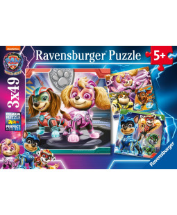 Ravensburger Puzzle patrola ve velkofilmu 3x49 dílků