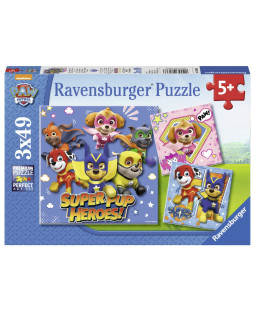 Ravensburger Puzzle 080366 Tlapková Patrola 3x49 dílků