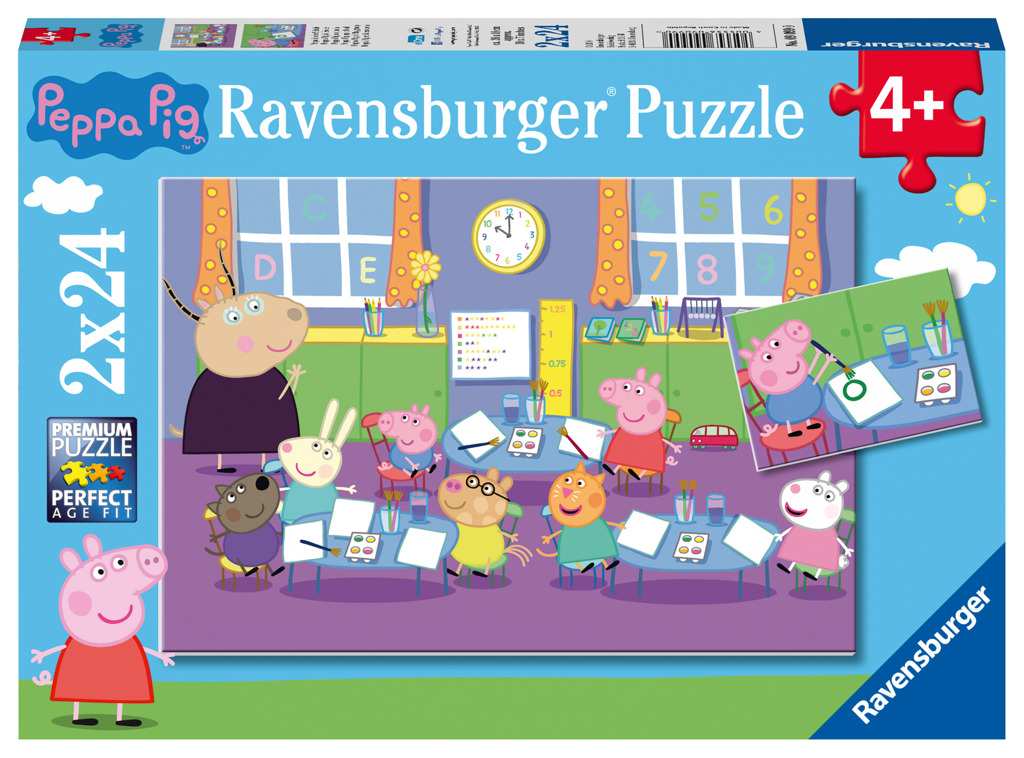 Ravensburger Puzzle Peppa 2x24 dílků