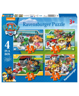 Ravensburger Puzzle Tlapková patrola 4v1