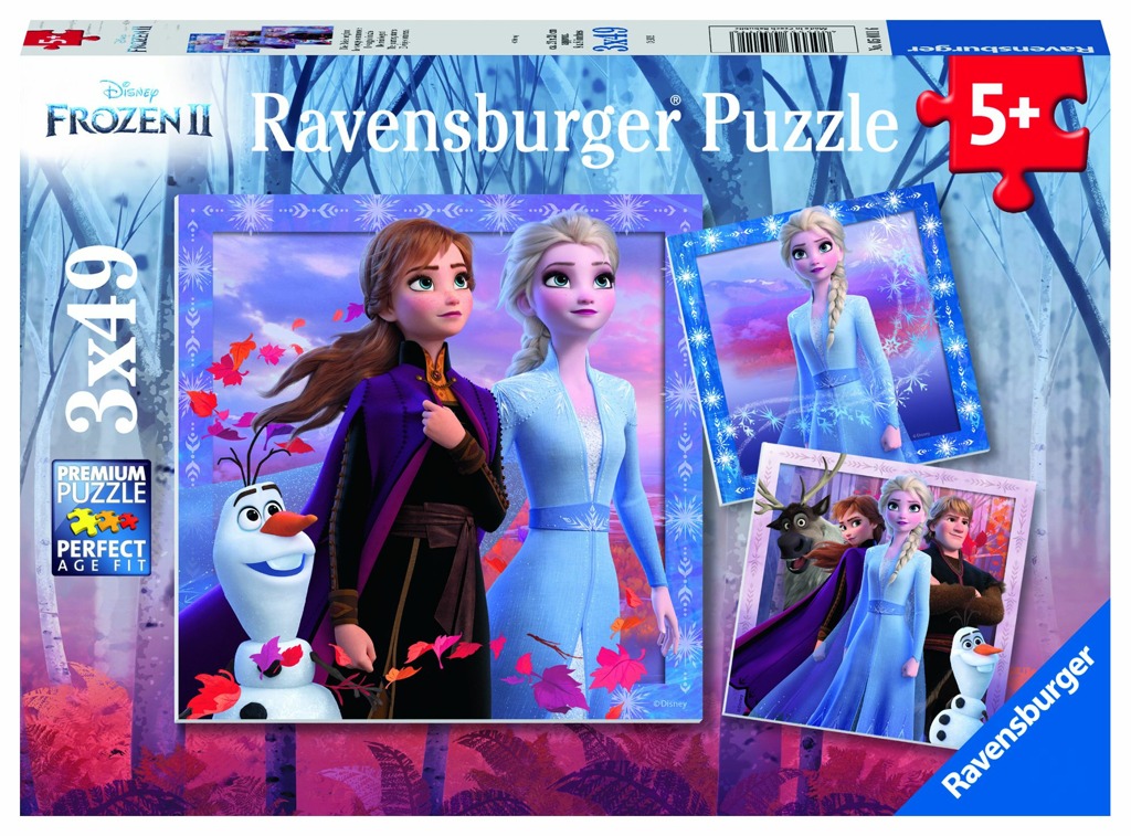Ravensburger Puzzle Ledové království 2, 3x49 dílků