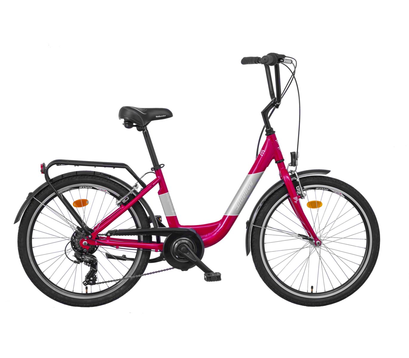 LIBERTY Městské kolo Rue 6spd 24" 2026 růžové