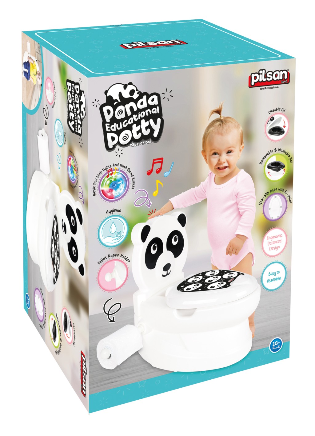 Pilsan Dětská toaleta, nočník, Panda