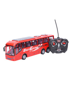 Wiky Autobus na dálkové ovládání, Červený, 32 cm