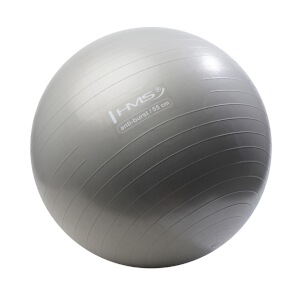 Gymnastický míč HMS YB02N 55 cm šedý