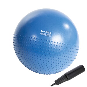 Masážní gymnastický míč HMS YB03N, 55cm, modrý