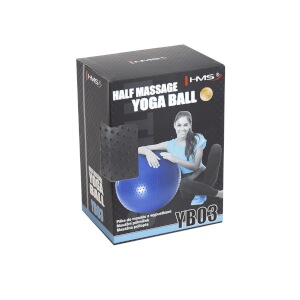 Masážní gymnastický míč HMS YB03N 75 cm černý