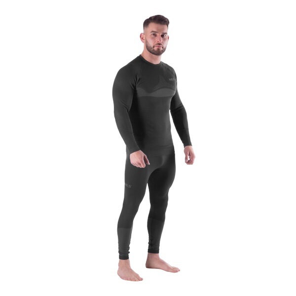 Set pánského funkčního prádla NILS BTZ0464 Magnus černé L/XL