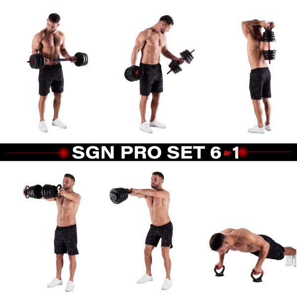 Sada činek HMS SGN140 Pro 6v, 40 kg