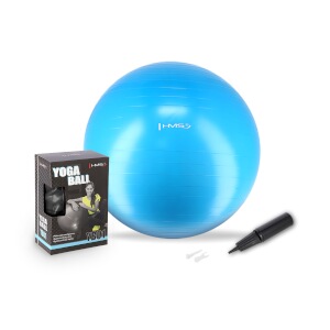 Gymnastický míč HMS YB01N, 75cm, modrý