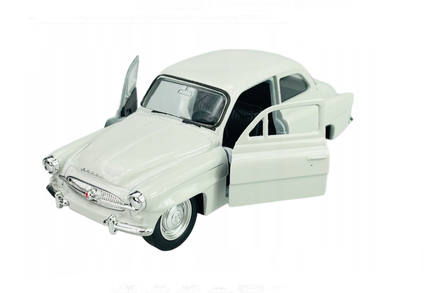 Welly Škoda Octavia 1959, Bílá 1:34