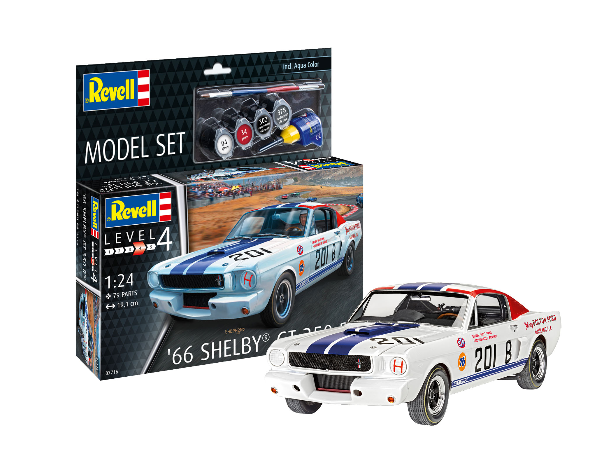 Revell ModelSet auto 67716, 1965 Shelby GT 350 R (1:24)