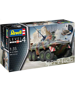 Revell ModelKit tank 03321, SpPz2 Luchs a 3D Puzzle diorama (1:35)