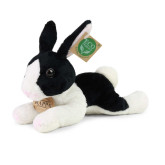 Rappa Plyšový ležící králík ECO-FRIENDLY 18 cm, černý