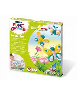 FIMO sada kids Form & Play Motýlci, 4 x 42g