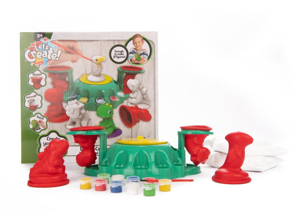 Alltoys Sada na výrobu sádrových figurek Dino DeLuxe