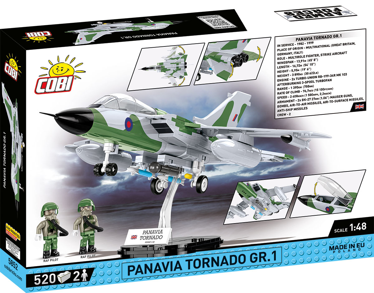 Cobi 5852 Armed Forces Panavia Tornado GR.1, 1:48, 520 kostek