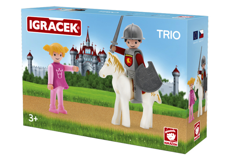 EFKO IGRÁČEK TRIO - Princezna, rytíř a bílý kůň