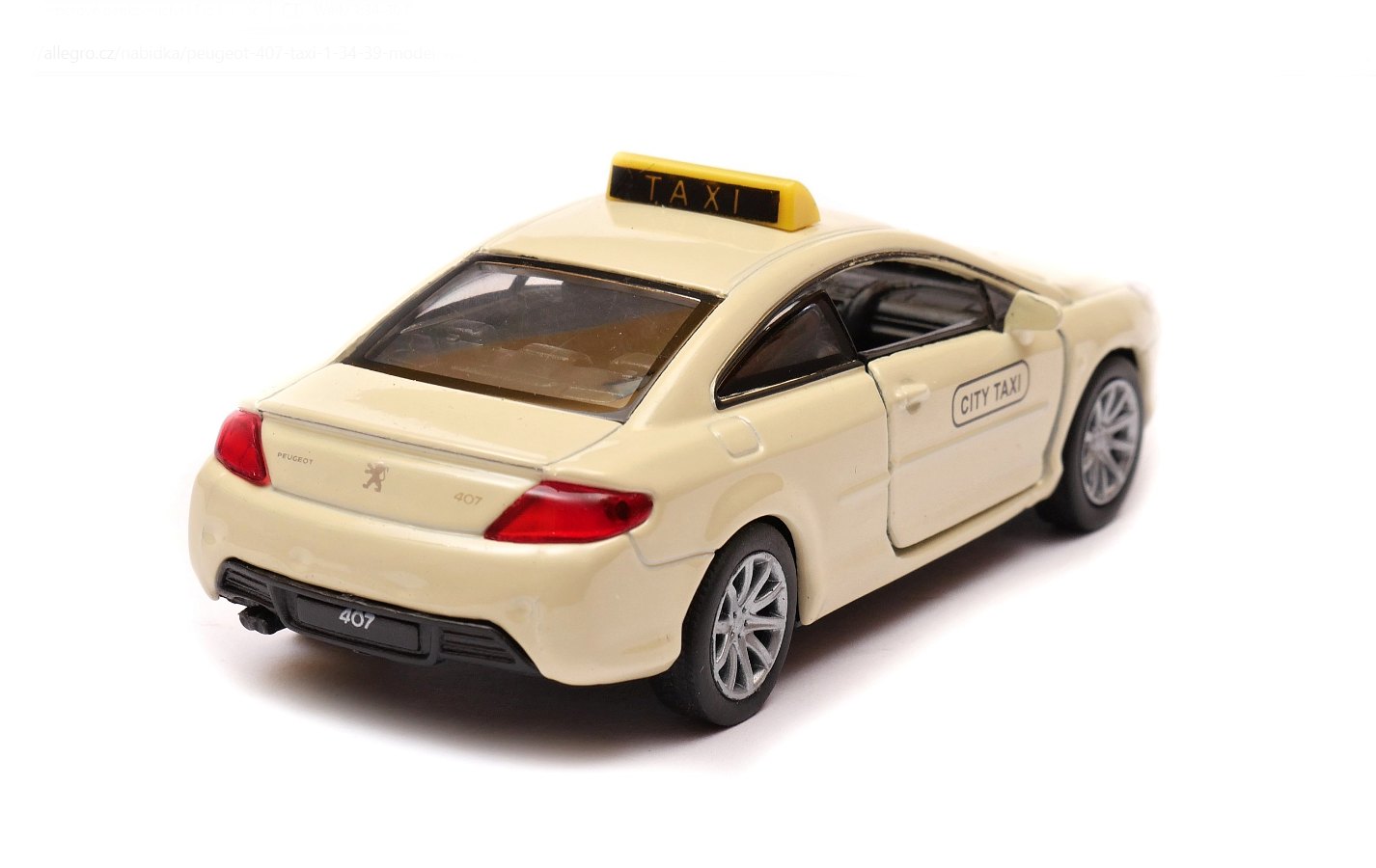 Welly Peugeot Coupe 407 City Taxi 1:34-39
