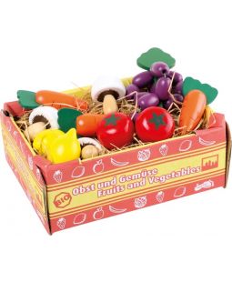 Hračky do kuchyňky - Krabice se zeleninou