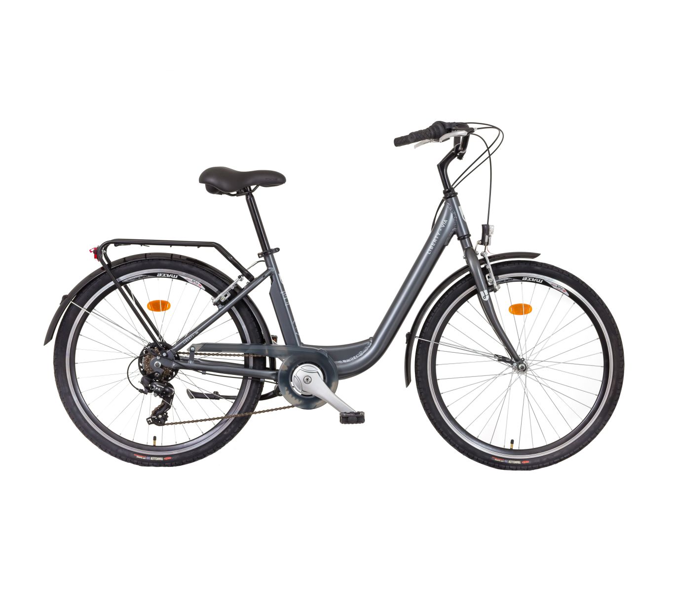 LIBERTY Městské jízdní kolo VIA 6spd 26" 2026 antracitové