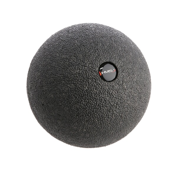Masážní míč HMS BLM01 Lacrosse Ball, 12 cm, černý