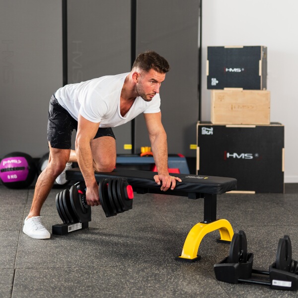 Jednoruční, obouruční variabilní činka HMS SGR40 PRO SET 2v1, 40 kg