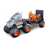 Maisto Builder Zone Quarry Haulers with Digger, 1:32