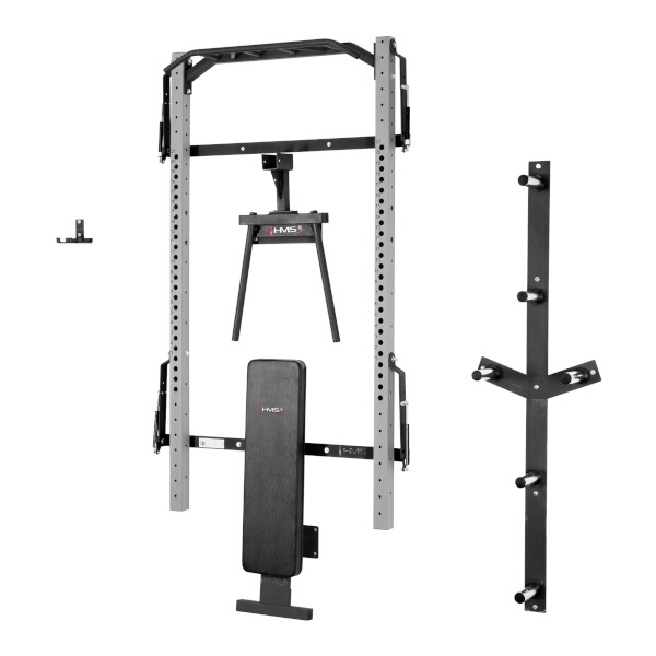 Multifunkční posilovací stojan, Power Rack HMS KLT21 šedý