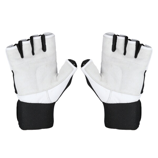 Fitness rukavice HMS RST04 bílé S