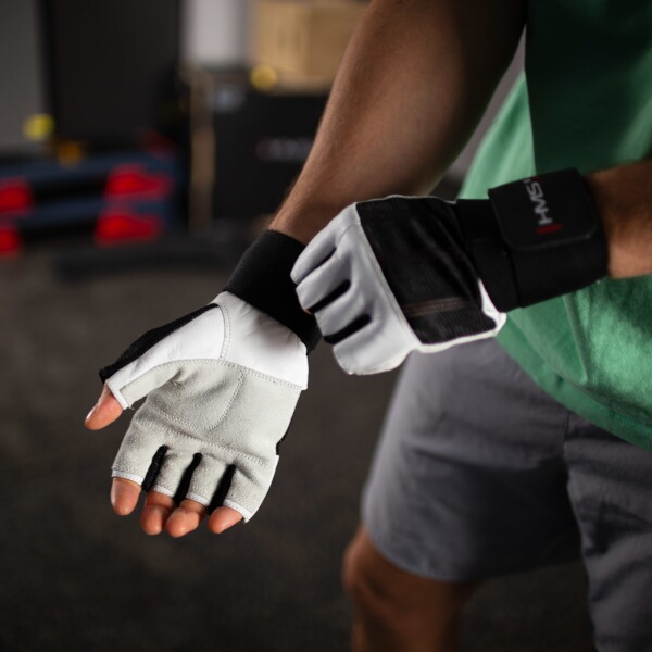 Fitness rukavice HMS RST04 bílé XXL