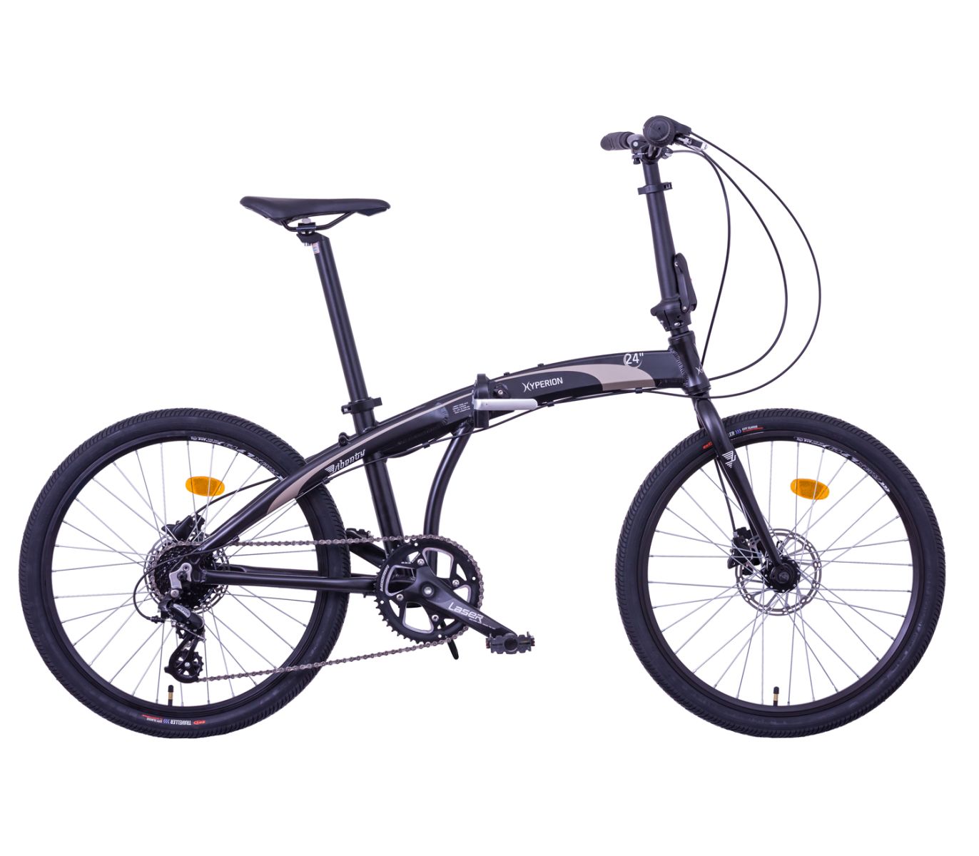 LIBERTY Skládací kolo HYPERION 8spd Hydro 24" 2026 černé