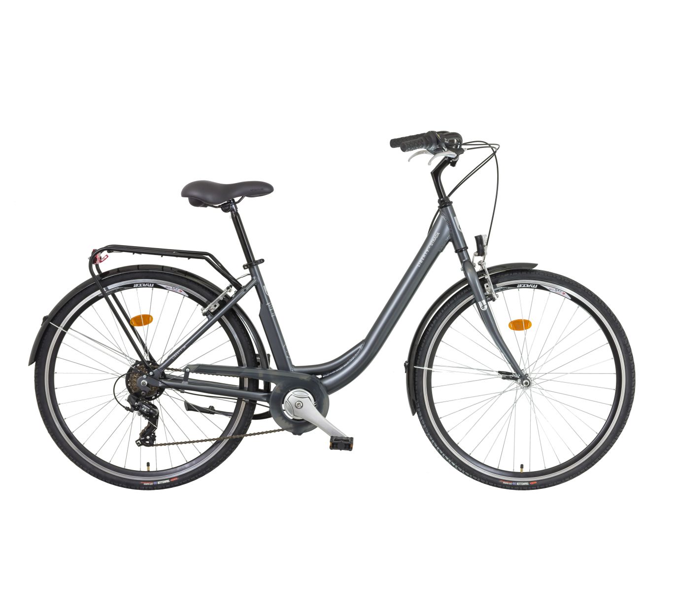 Liberty Městské jízdní kolo Strada 6spd. 28" 2025 antracitovo-šedé