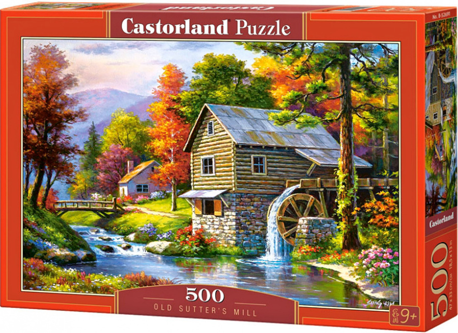Castorland puzzle 500 dílků - Mlýn