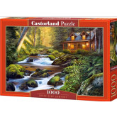 Castorland puzzle 1000 dílků - Domek u řeky