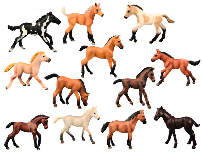 Zoolandia Hříbě 10cm - assort mix druhů