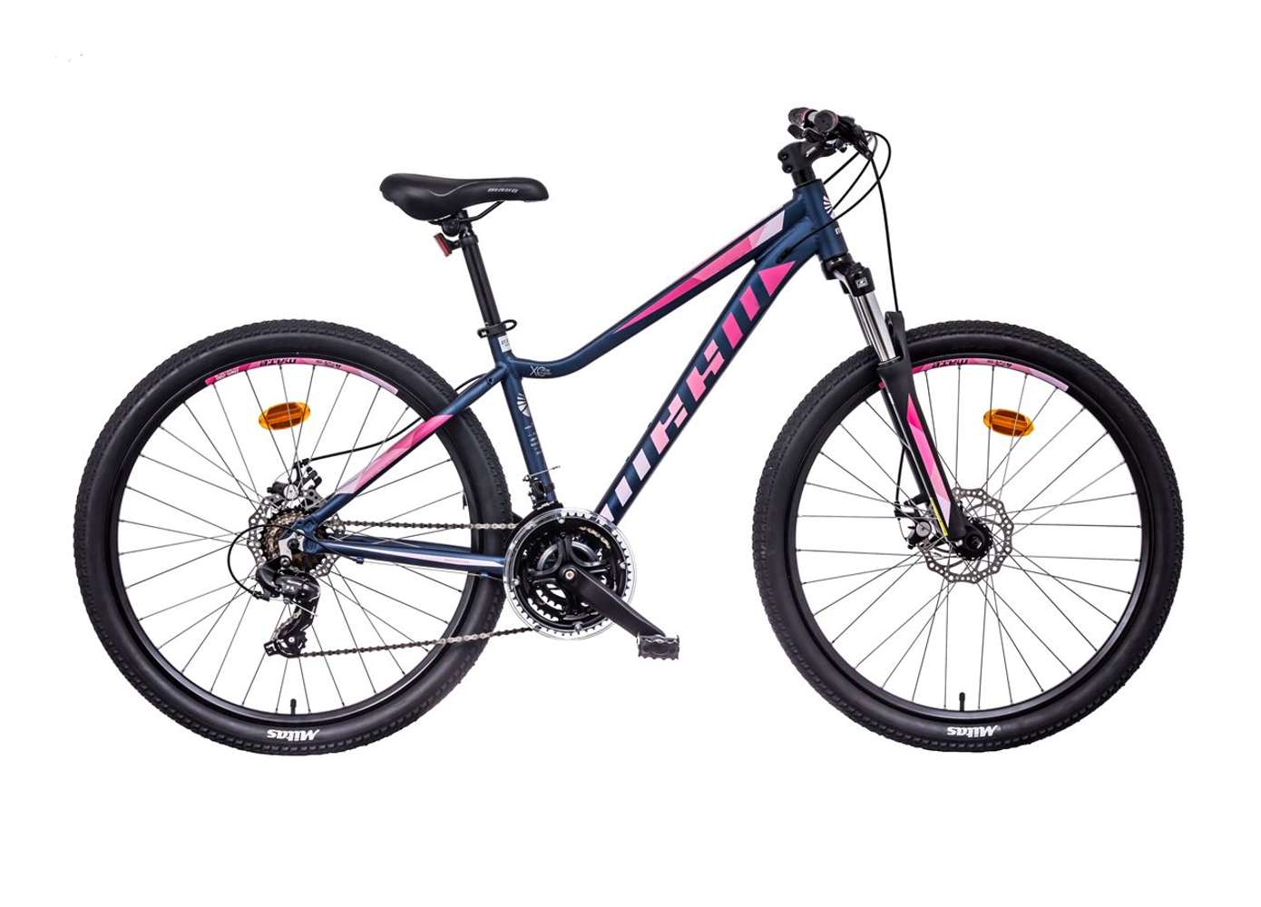 Mayo XC 27,5 Basic Lite D Horské kolo 2025, petrolejovo-růžová