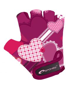 Spokey Heart Glove Dětské cyklistické rukavice XS (16 cm)