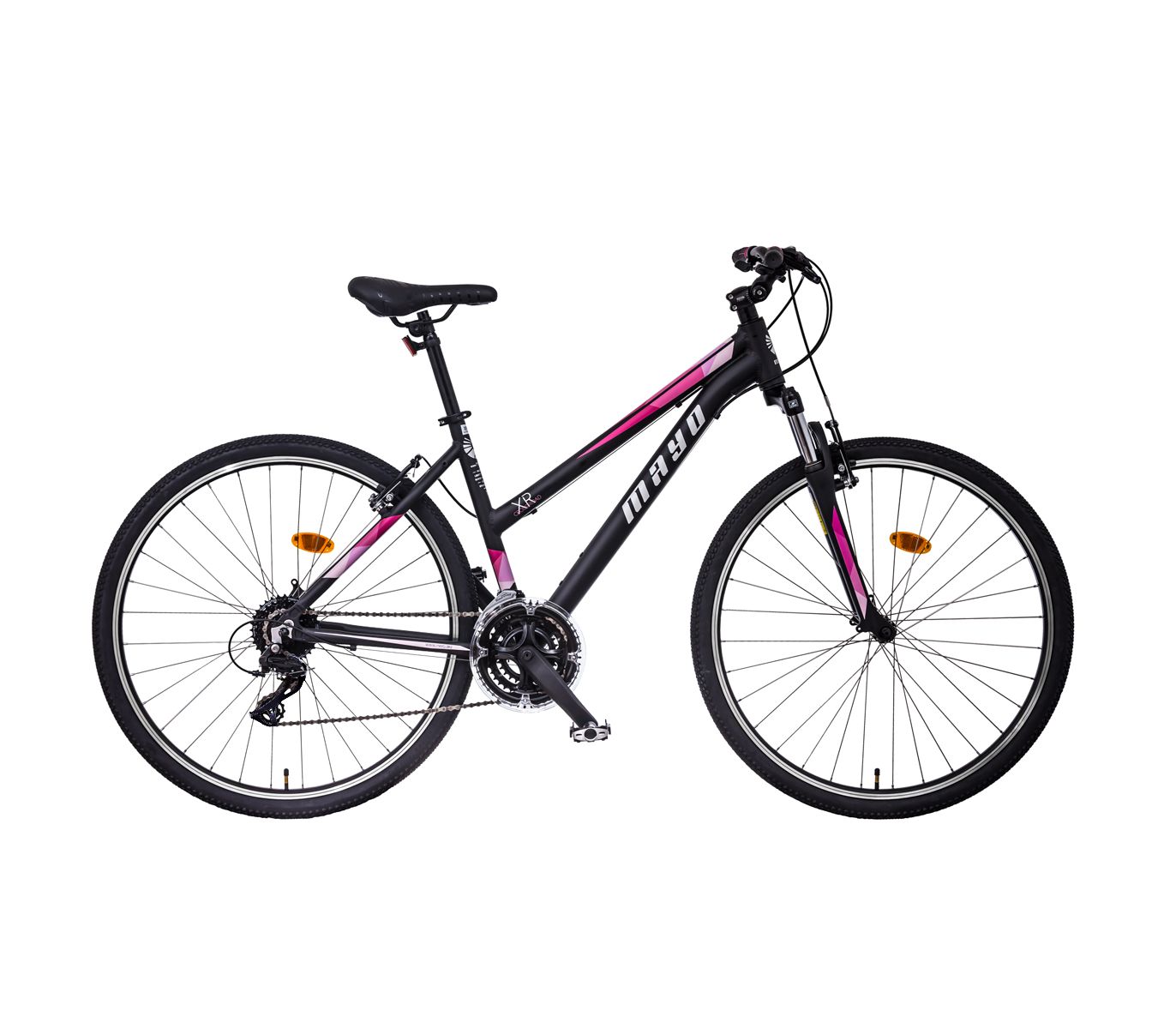 Mayo XR Tour Lite Flat Dámské krosové kolo, černo-růžové