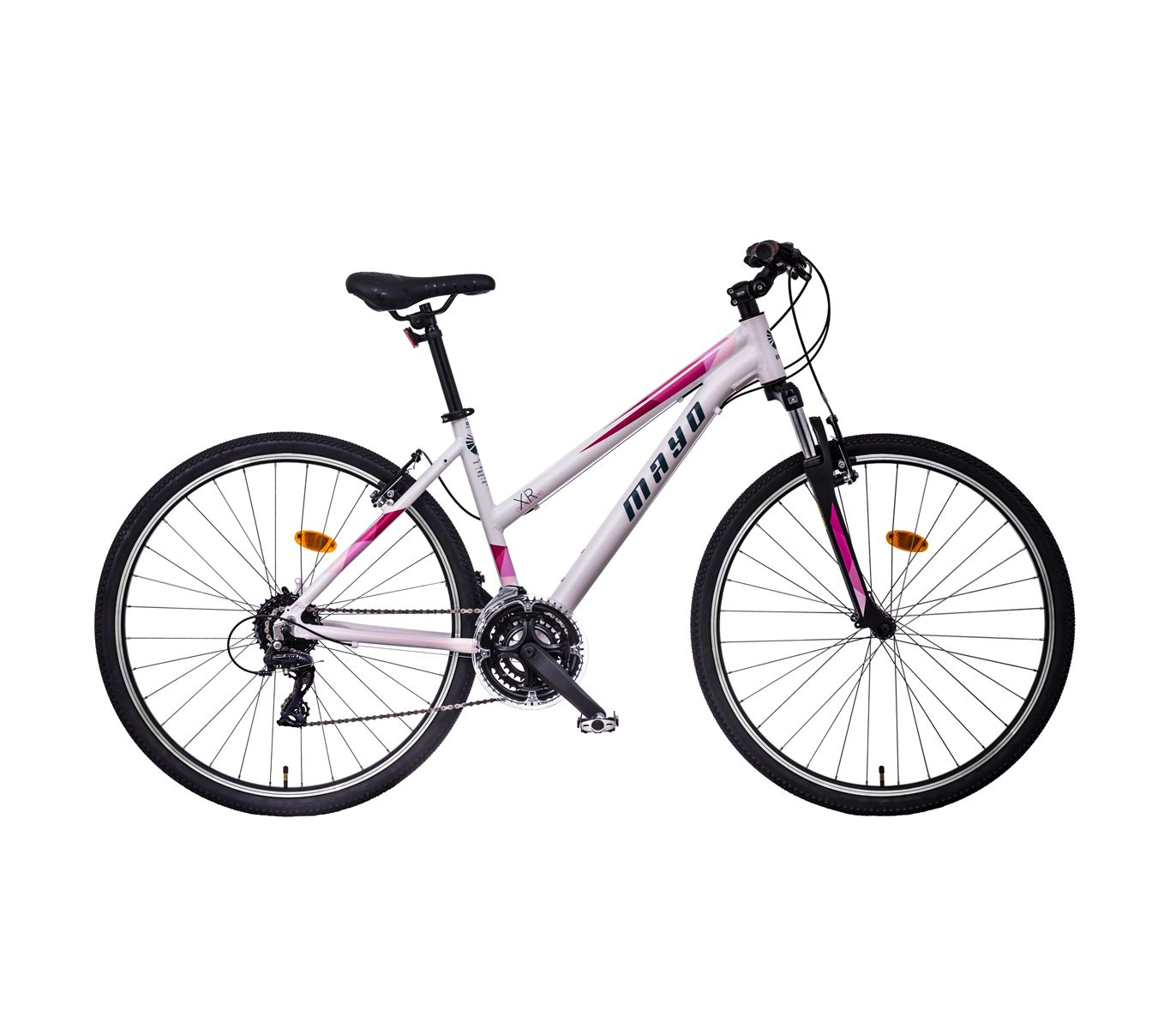 Mayo XR Tour Lite Flat Dámské krosové kolo, bílo-růžové