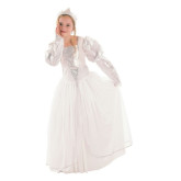 Dětský kostým na karneval Princezna bílá, 120-130 cm
