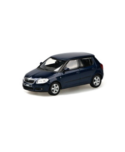 Abrex Škoda Fabia II (2006) Modrá Storm Metalíza, 1:43