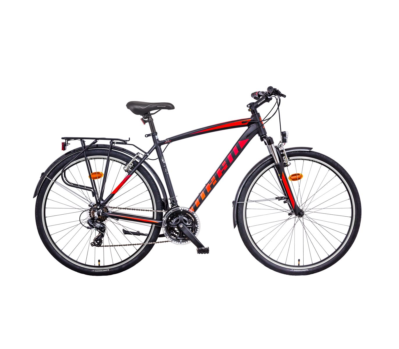 Mayo XR Basic Lite Trek Pánské trekové kolo, rám 21", černo-červené