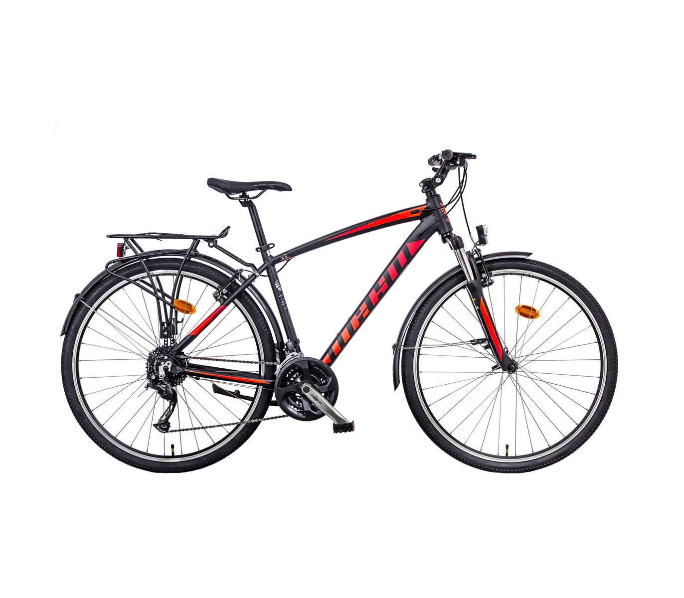 Mayo XR Tour Lite Trek Trekové jízdní kolo, rám 21", černo-červené
