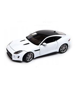 Welly Jaguar F-Type Coupe Bílý 1:24