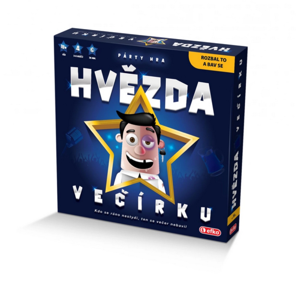 Efko Hvězda večírku - společenská hra na párty